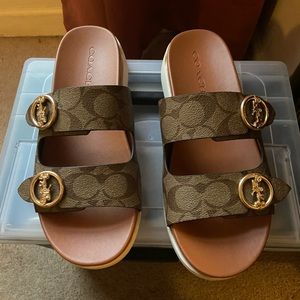 Coach sandals Authentic